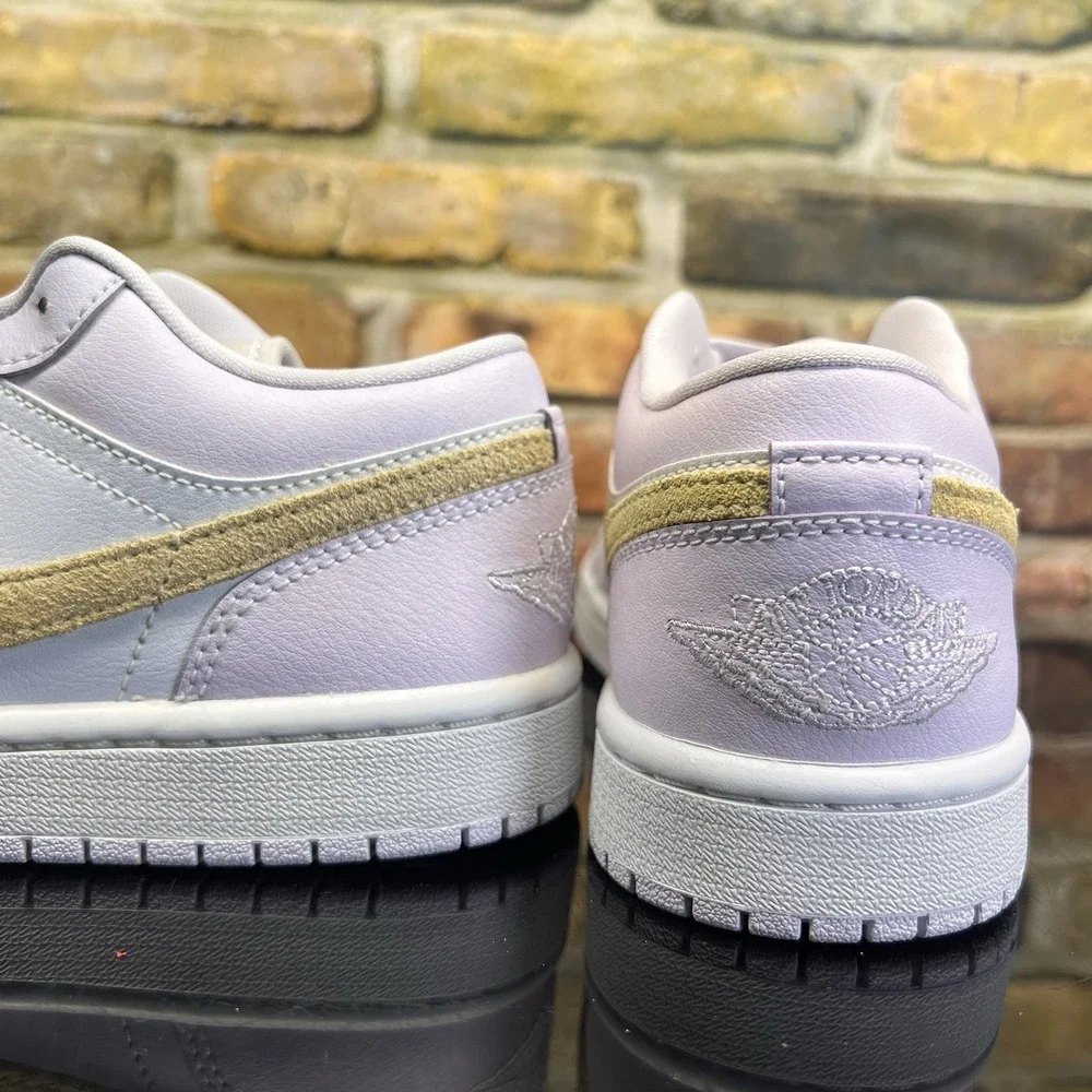 Women's Size 6 - Nike Air Jordan 1 Low Casual Shoe Grape Lemon Wash DC0774-501